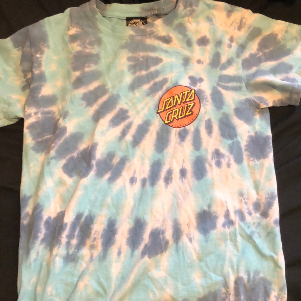 santa cruz tie dye tee